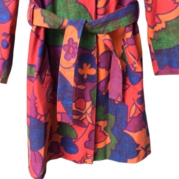 Paul R. Nissen vintage union made bold floral pattern lined jacket - Picture 3 of 6